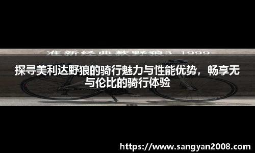 探寻美利达野狼的骑行魅力与性能优势，畅享无与伦比的骑行体验